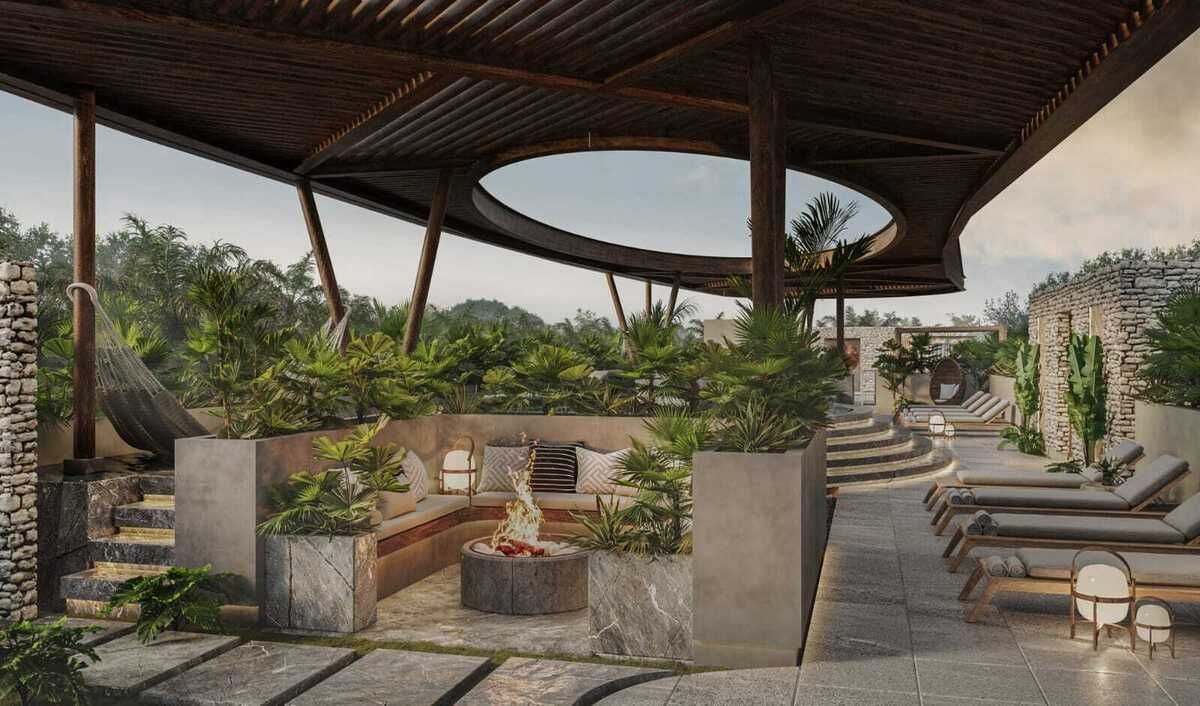 4 of 26: Xatum: Where jungle meets architectural beauty.