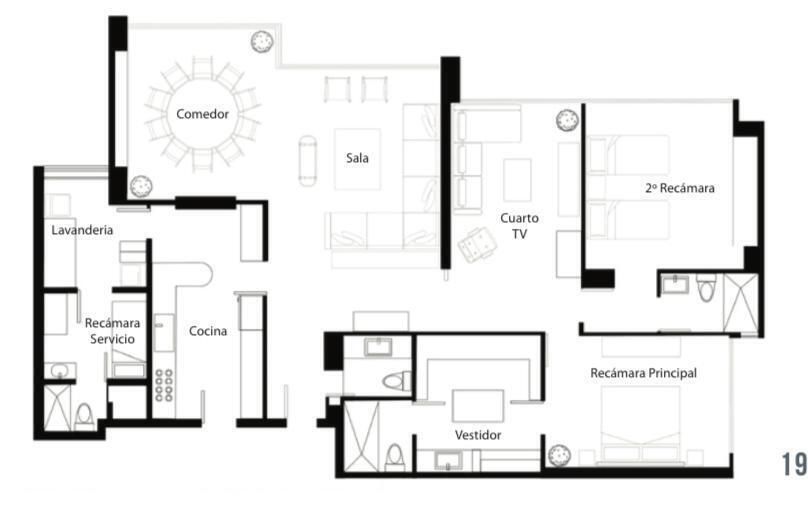 23 de 24: Plano del departamento