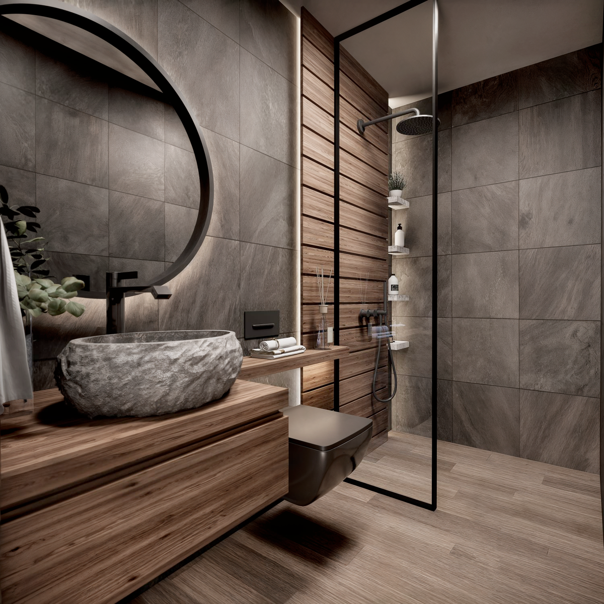4 de 17: Render Baño