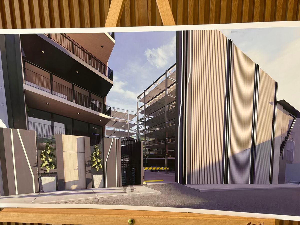 21 de 22: El estacionamiento.