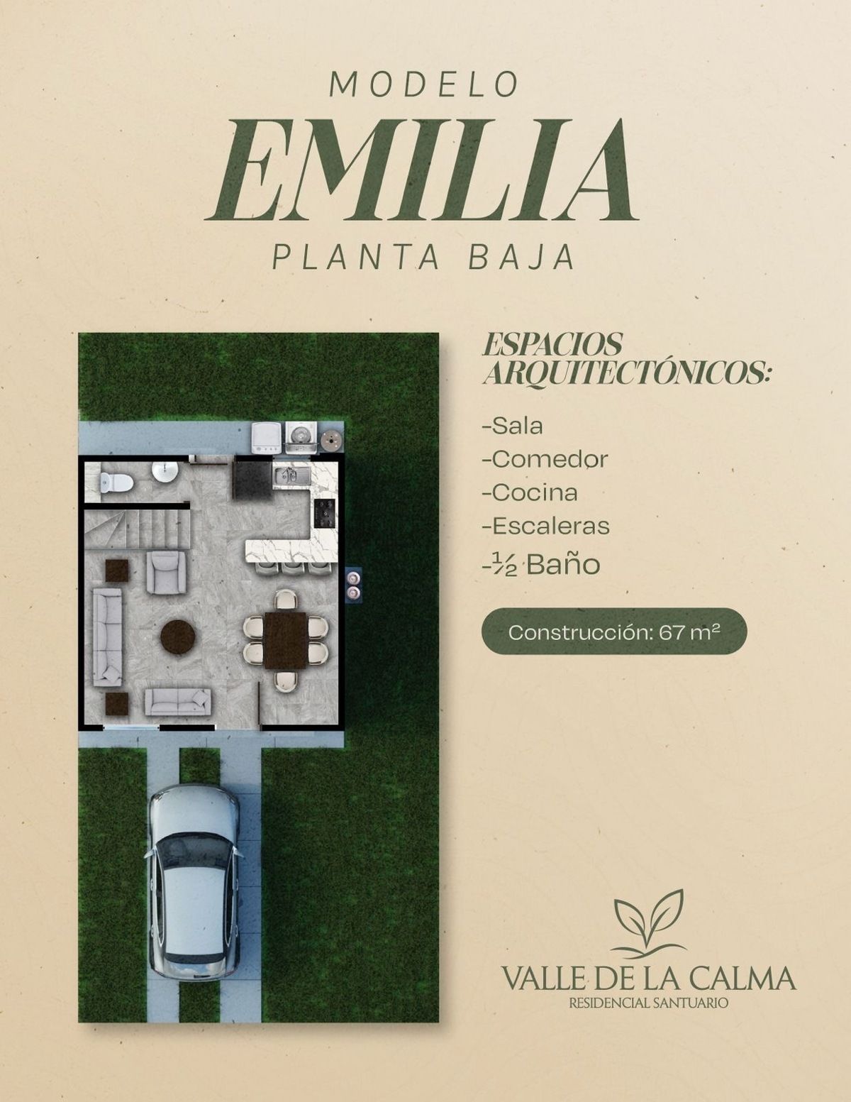 Valle de la calma modelo Emilia - foto 1