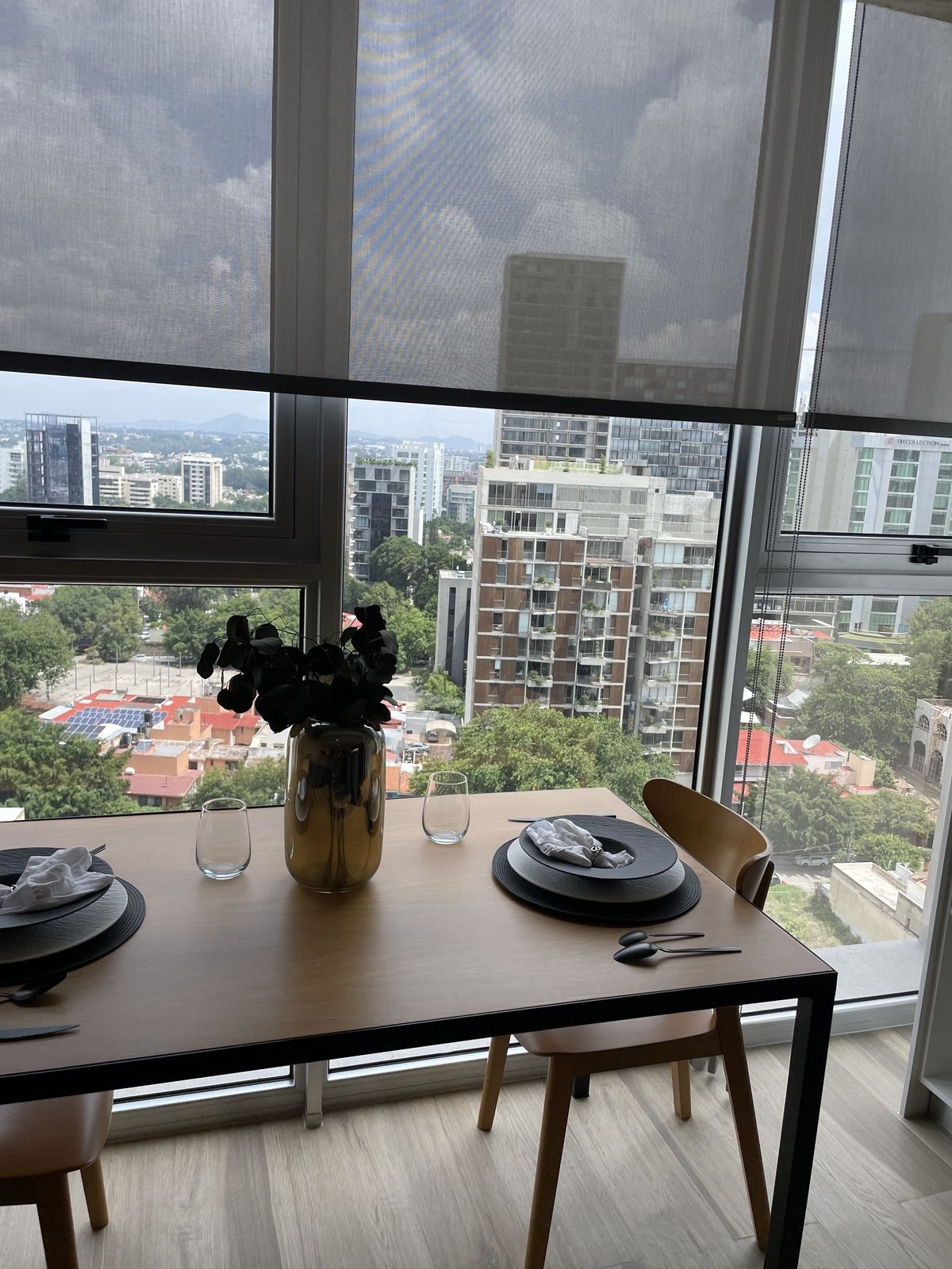 Comedor con vista espectacular