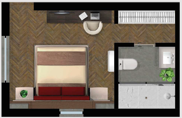 2 of 19: Jr. Suite 1 4 M