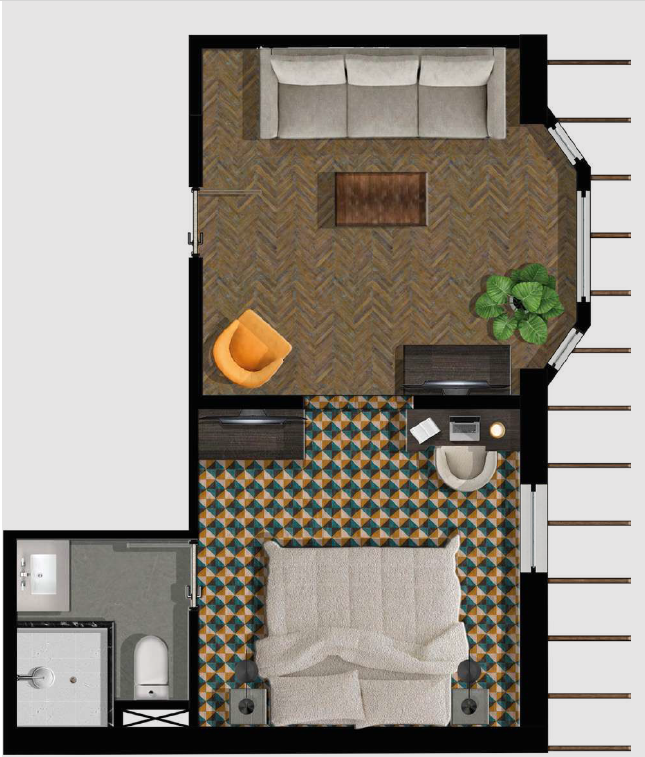 4 of 19: Master Suite 3 2 M