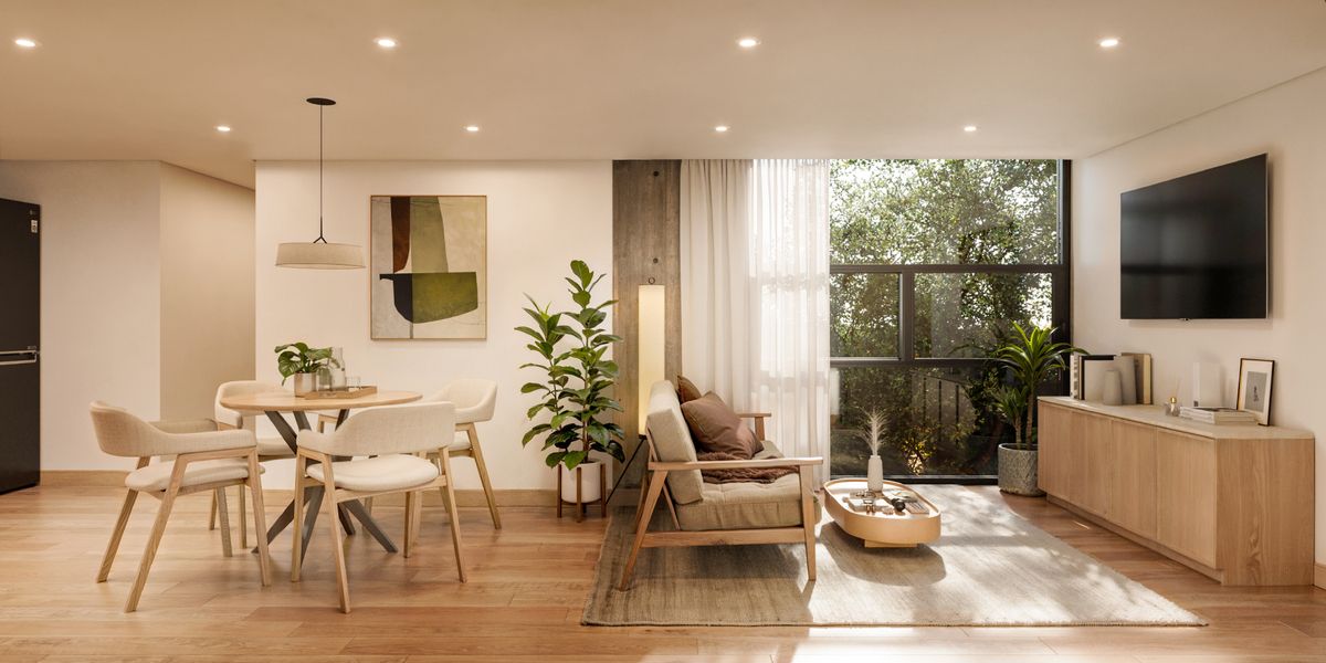 Apartamento en Venta en Santa María la Ribera, 2 Recámaras, Roof Garden - foto 2