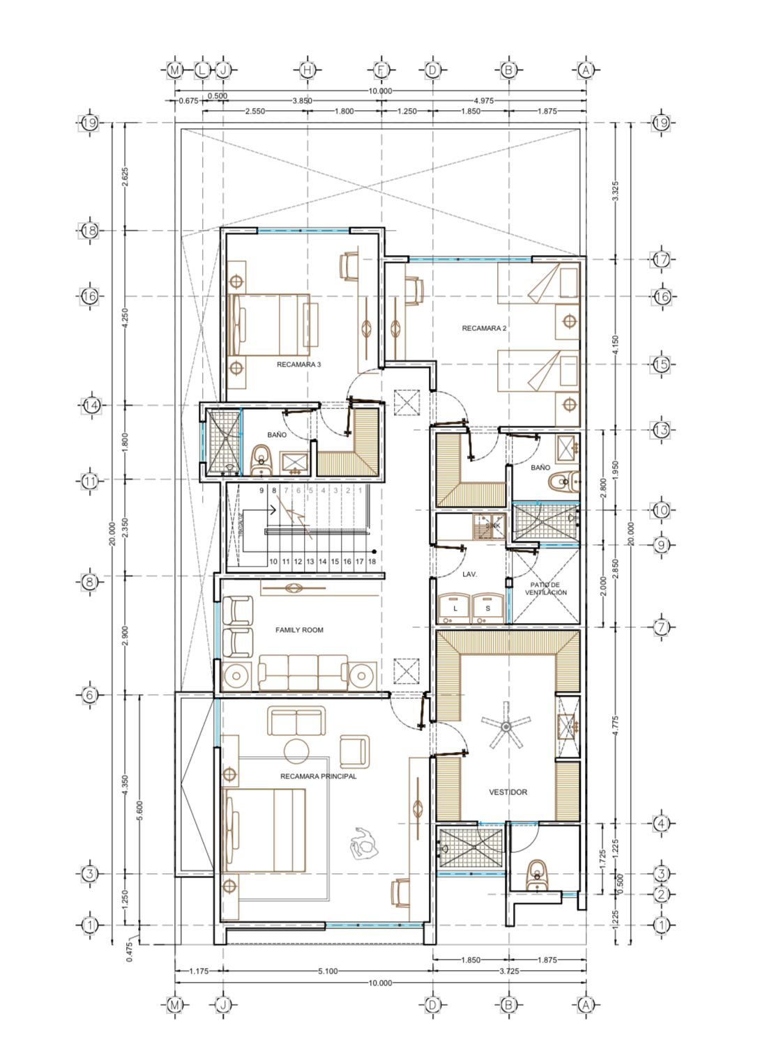 3 of 3: Planta Arquitectónica PA