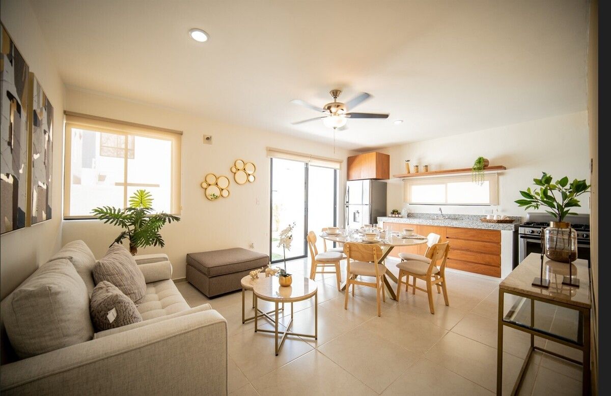 3 de 10: Sala, Comedor y Cocina