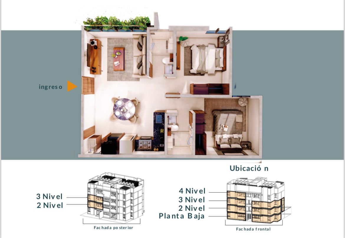 Nuevo Departamento modelo Salvia, Los arrayanes, Tlaquepaque, Jal. - foto 4