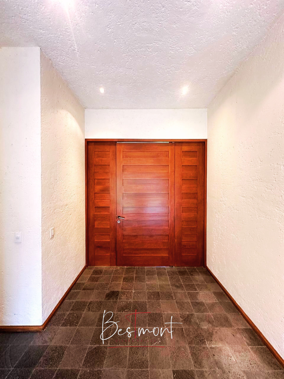 5 de 33: Puerta principal en recibidor