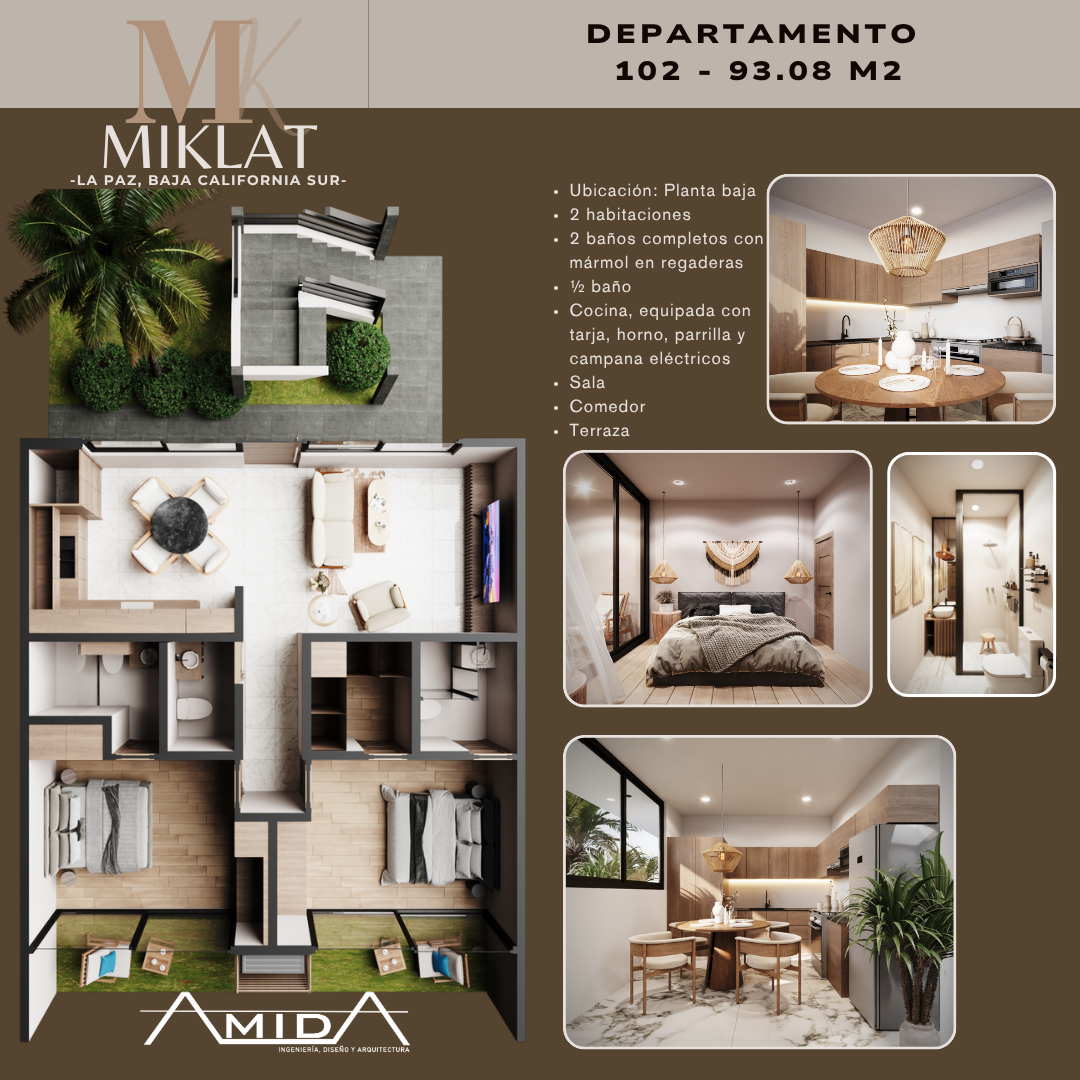 3 de 9: Departamento 102