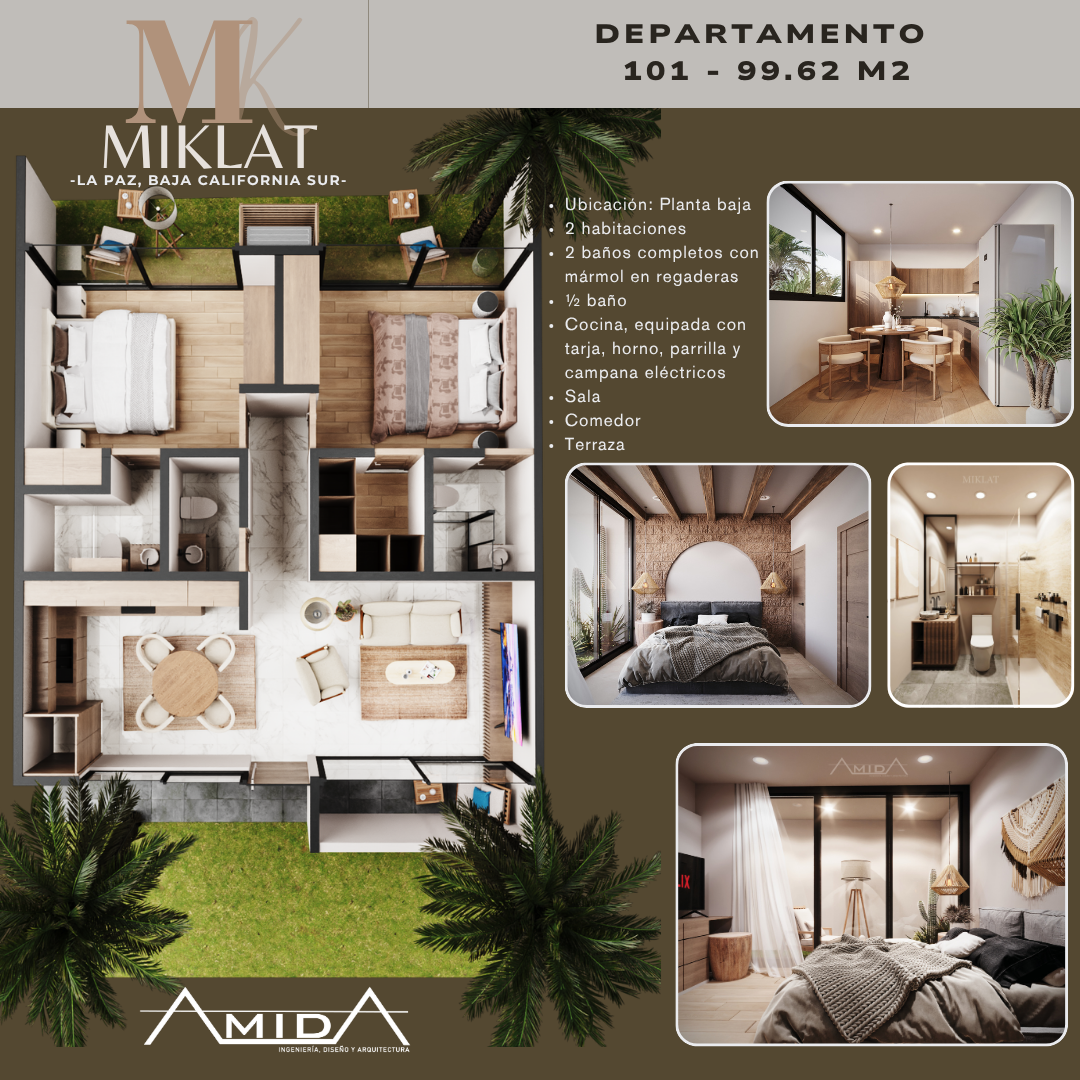 2 de 9: Departamento 101
