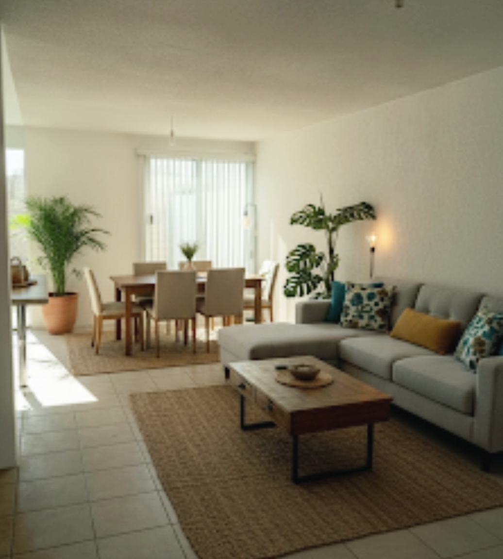 1 de 15: Proyecto de sala y comedor
