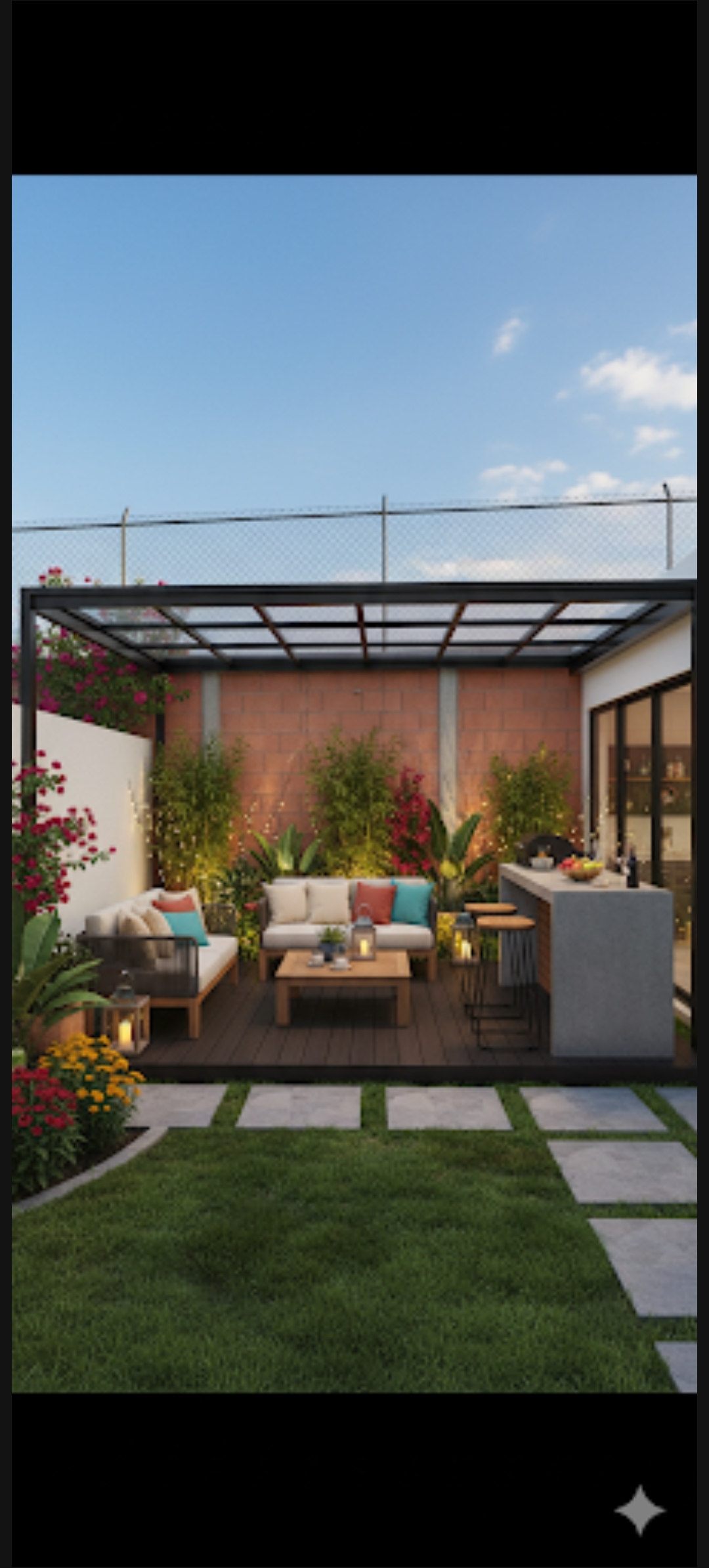 3 de 15: Proyecto para jardín trasero
