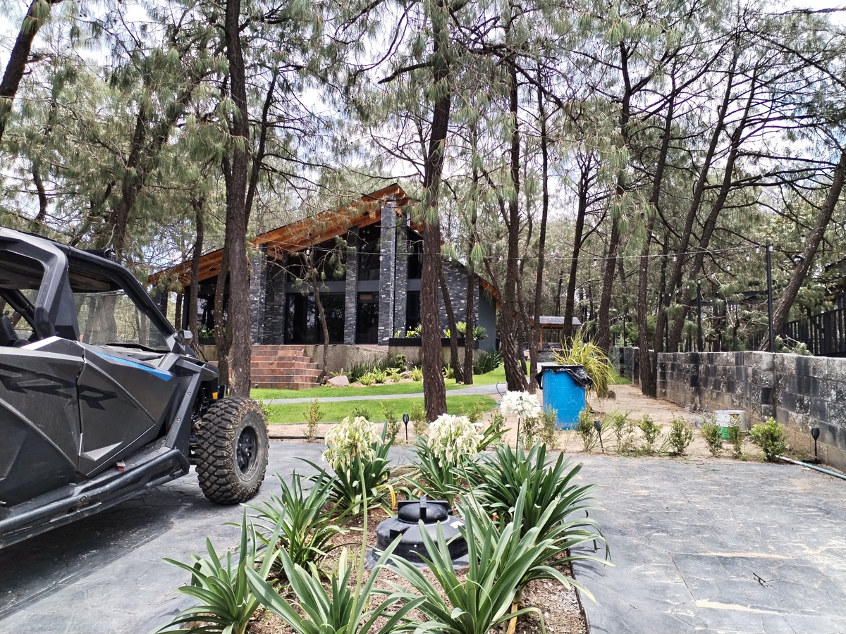 12 de 33: ejemplo de cabaña construida dentro del fraccionamiento