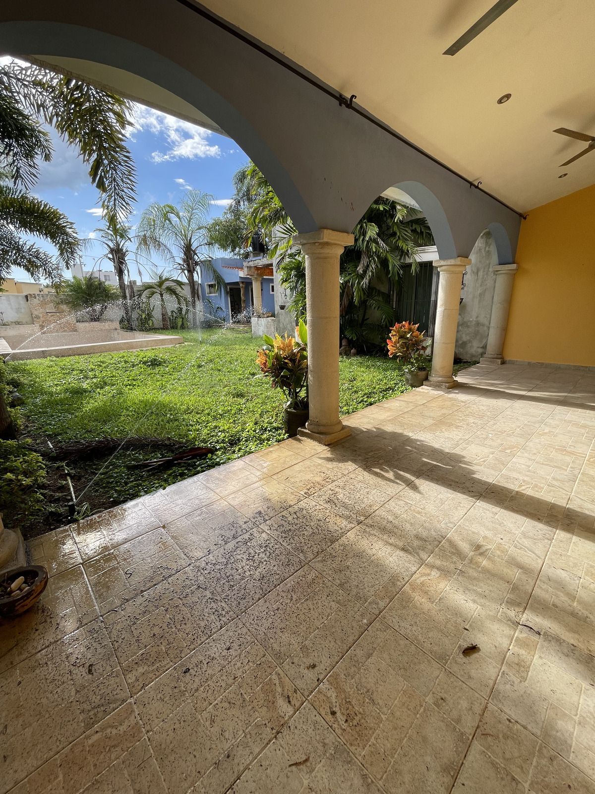 12 de 24: terraza techada, jardín con sistema de riego