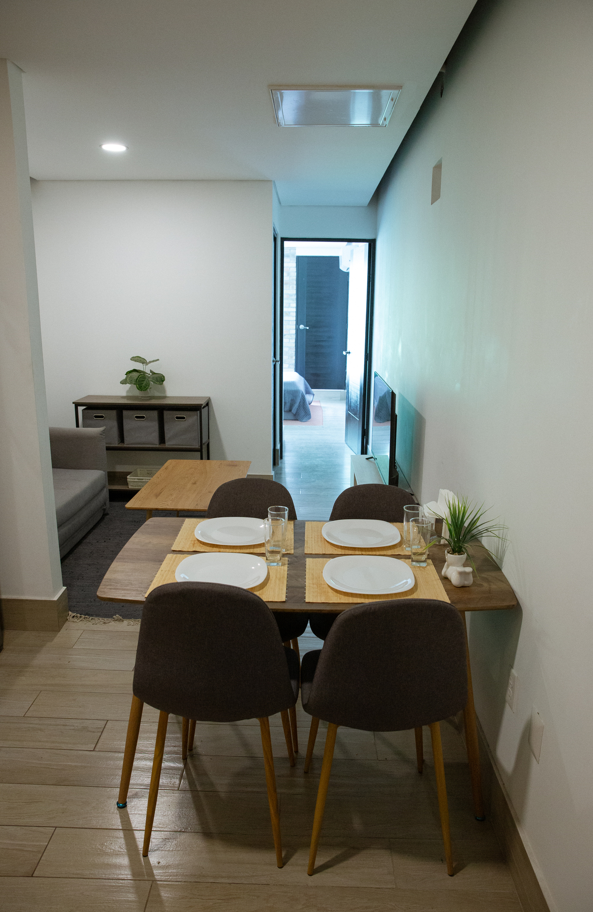 3 de 21: Comedor, al fondo sala y recámara
