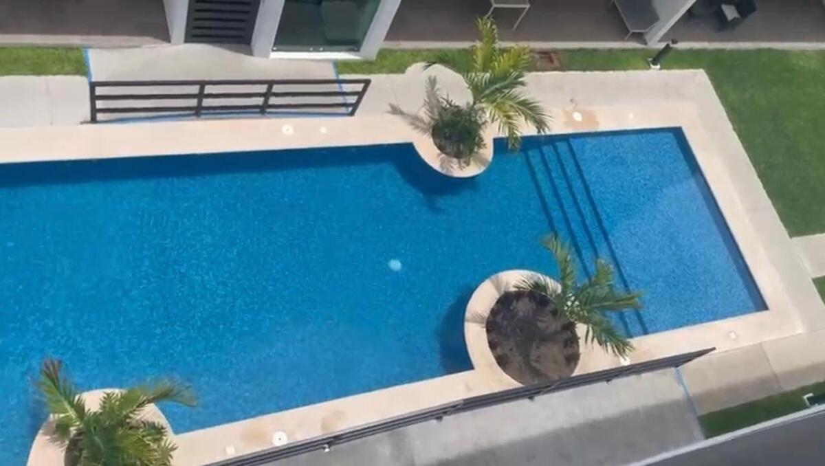 1 de 10: Vista de la terraza a la alberca