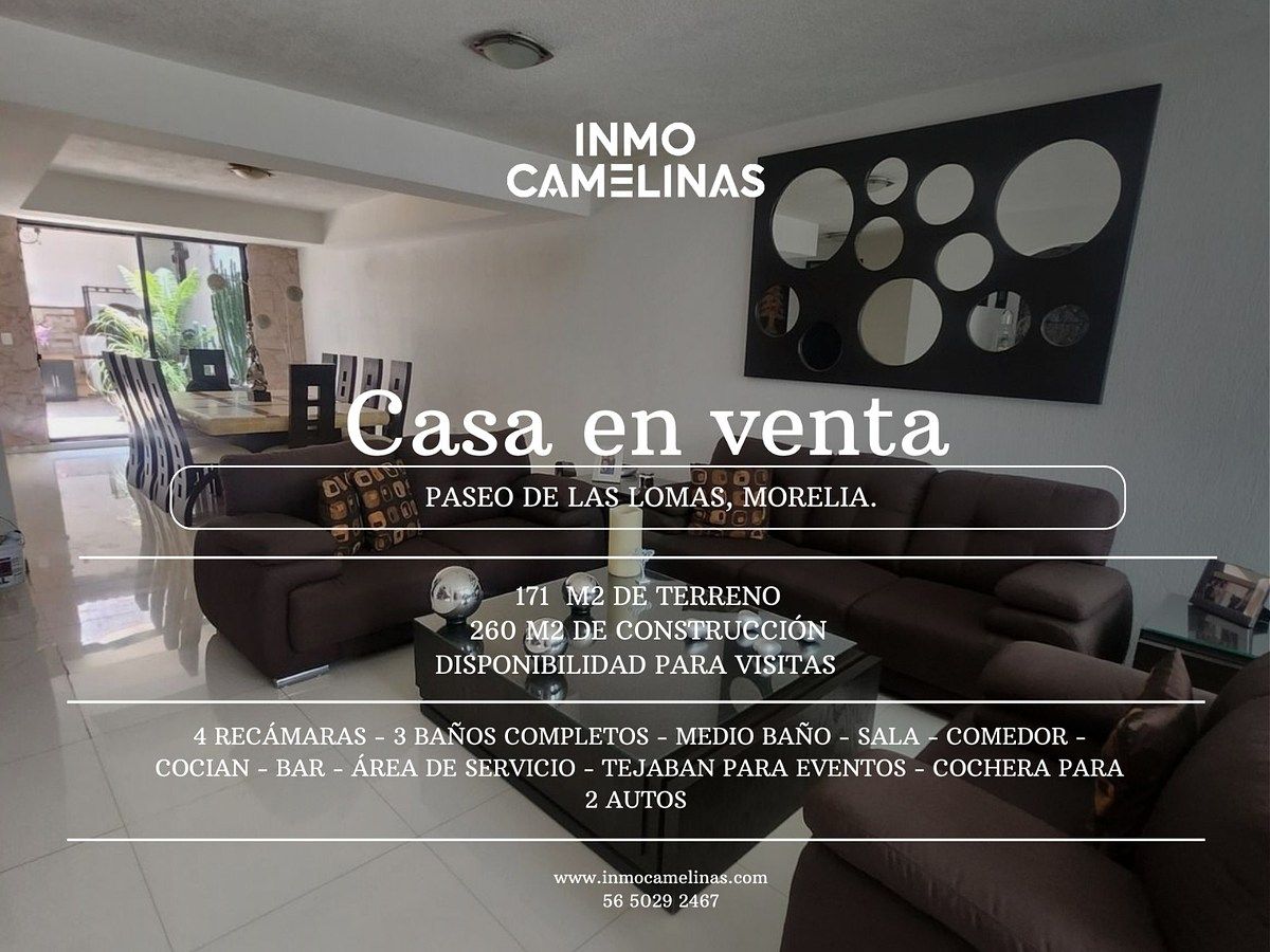 *Casa à Venda em Paseo de las Lomas, Morelia, Michoacán, foto 1 de 17