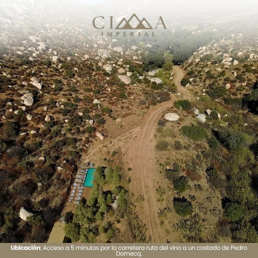 Venta de Terrenos Desde 1,000 M2, Cima Imperial, Valle de Guadalupe, Ens. B.C.