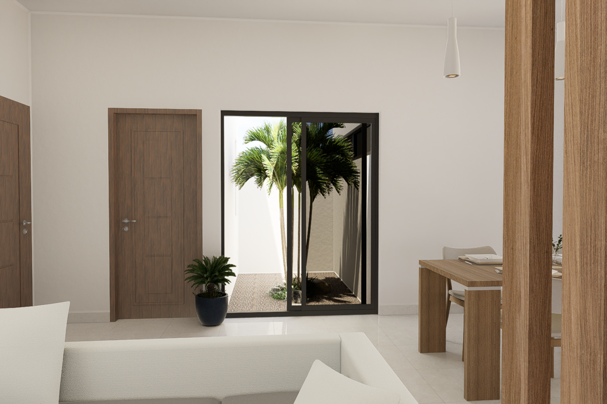2 of 5: Jardín interior