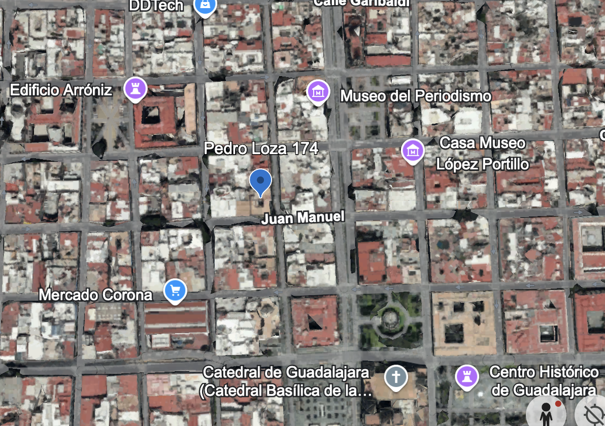3 of 6: Ubicación en el centro de Guadalajara