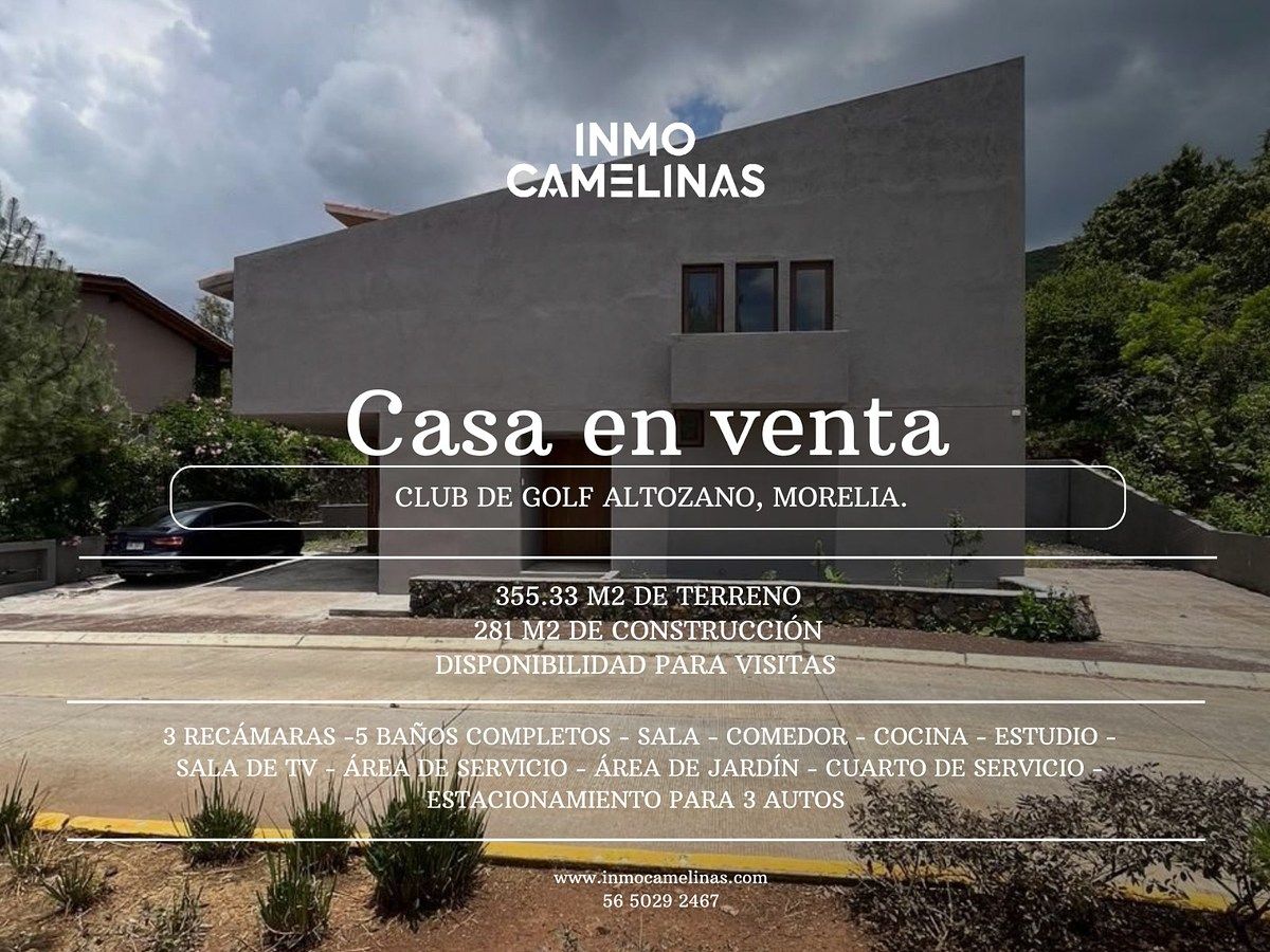 *Casa en Venta en Club de Golf Altozano, Morelia, Michoacán, foto 1 de 23