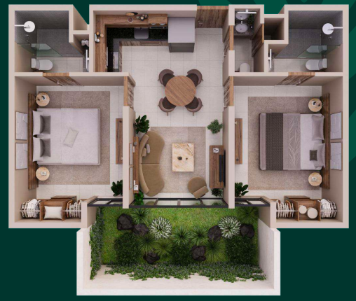 9 de 9: MODELO B 62m2
IMAGEN ILUSTRATIVA