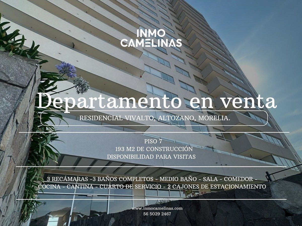 *Departamento à Venda no Residencial Vivalto, Altozano, Morelia, Michoacán, foto 1 de 21