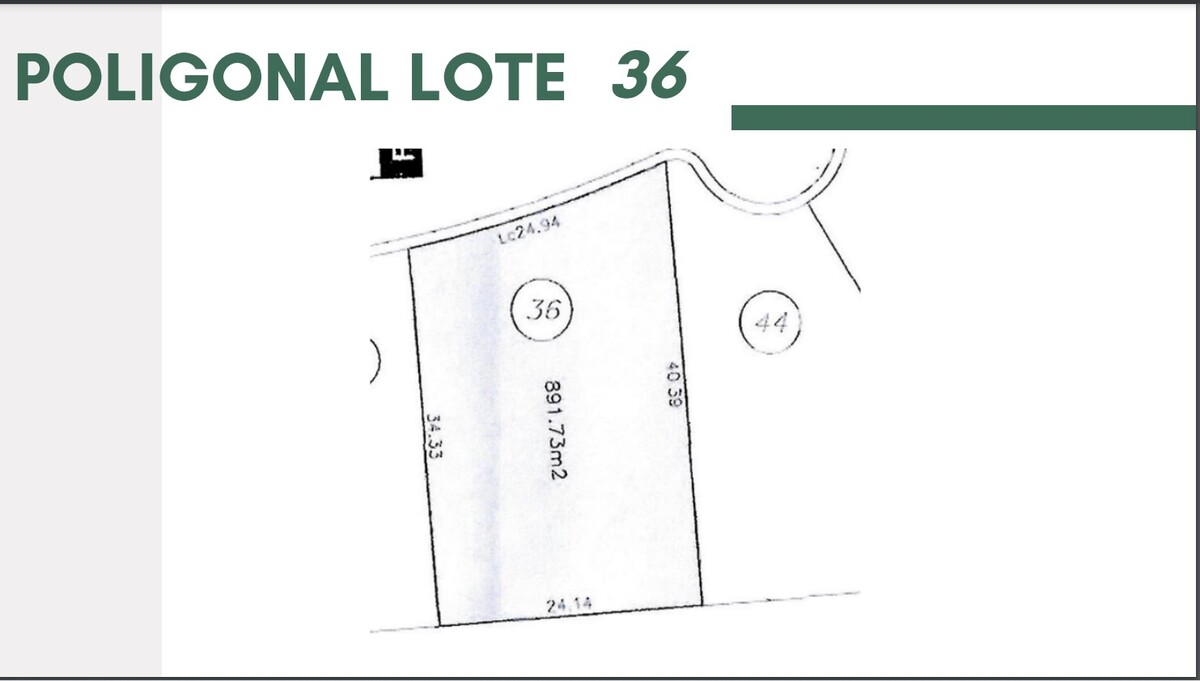 2 de 11: Poligonal Lote 35 Sendero del Reflejo Milenio III