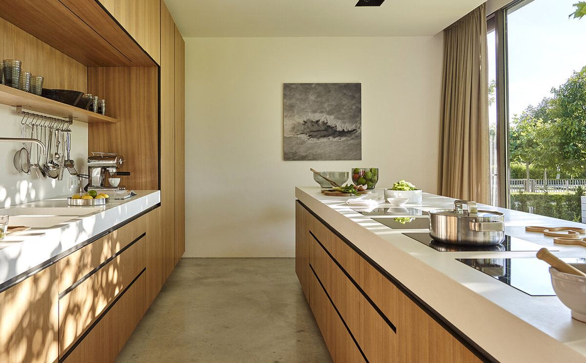 1 de 9: Cocina en departamento Portales.