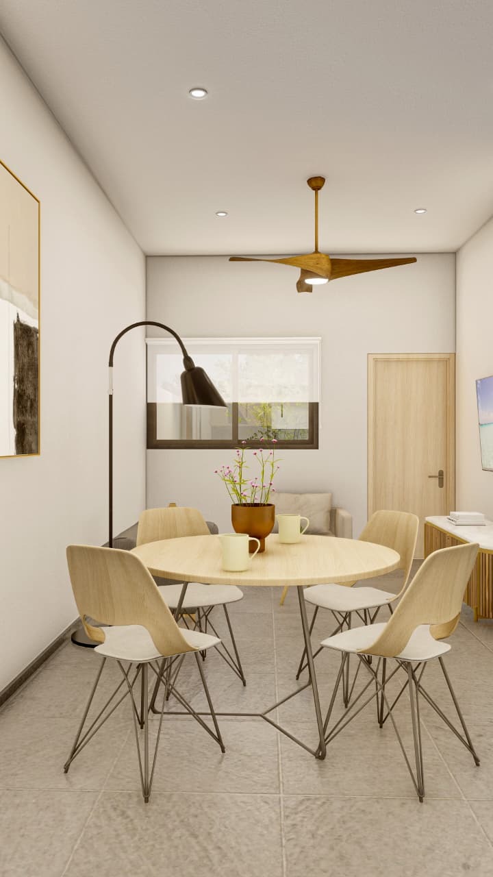 5 de 10: Área Social: Comedor y Sala