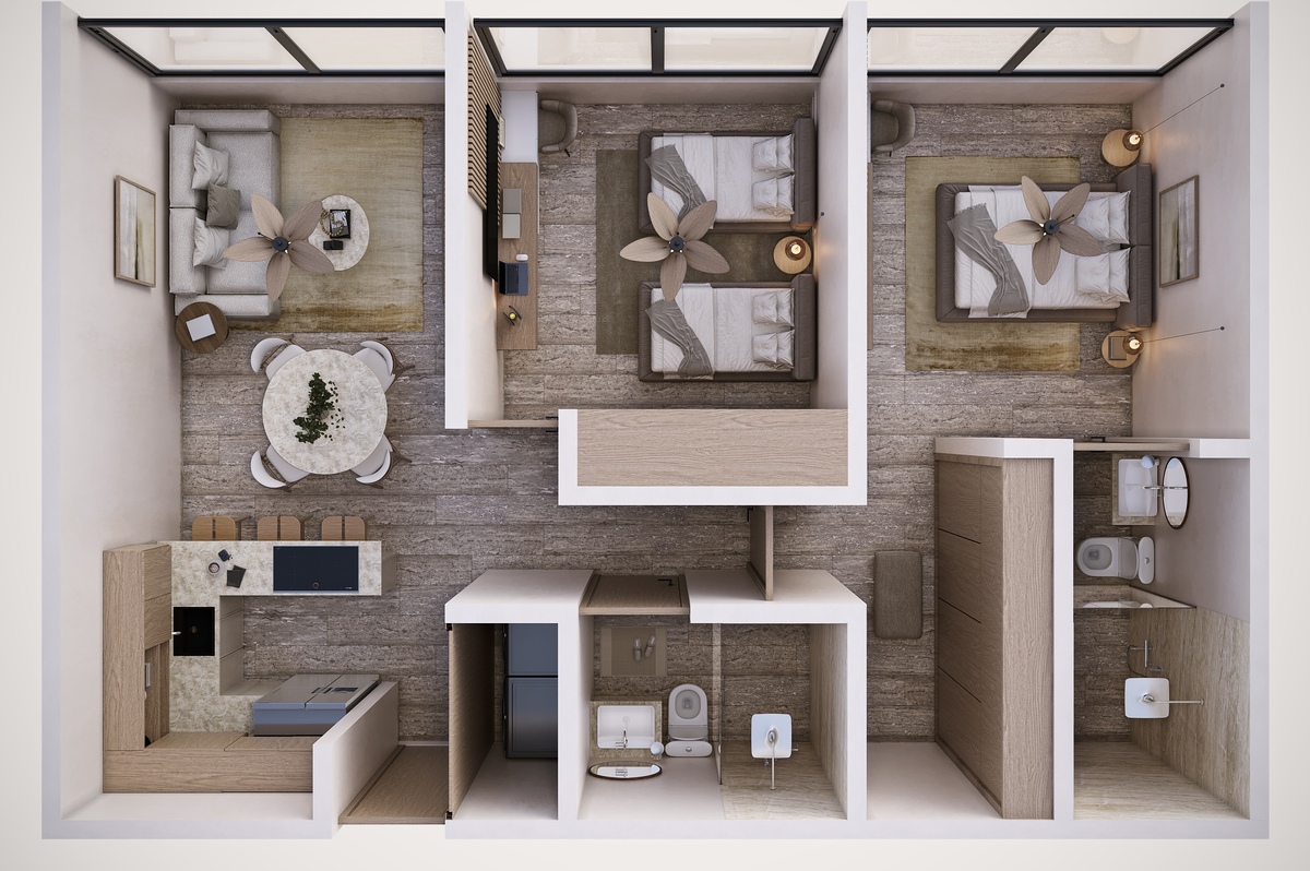 10 de 18: Departamento de 2 habitaciones