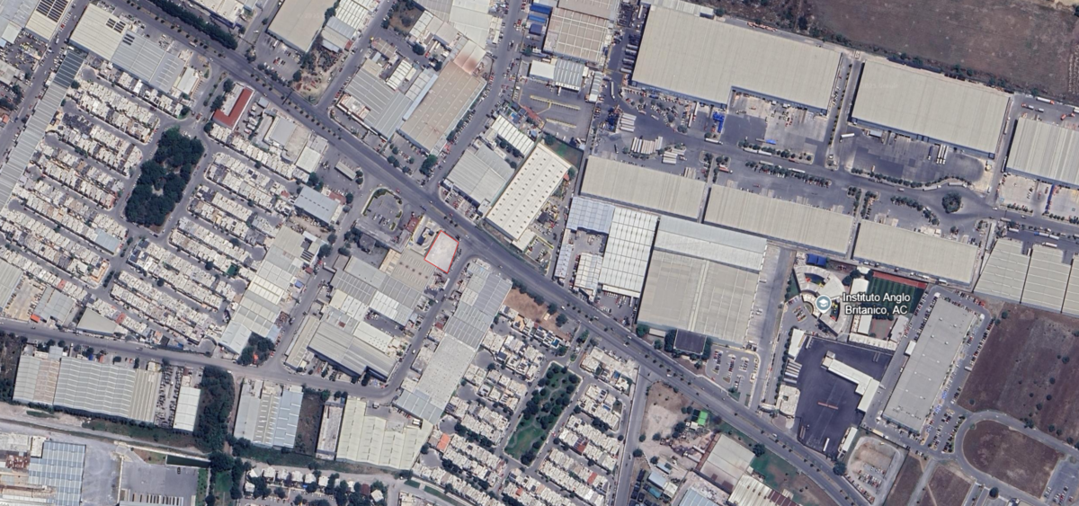 5 de 7: foto satelital de poligono de terreno