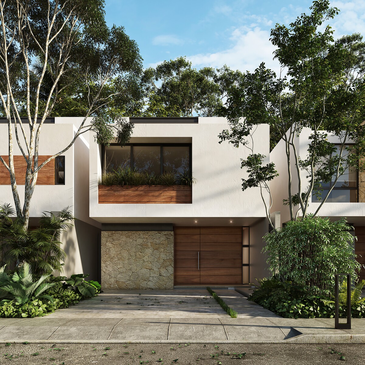 5 of 14: Fachada modelo Cristal