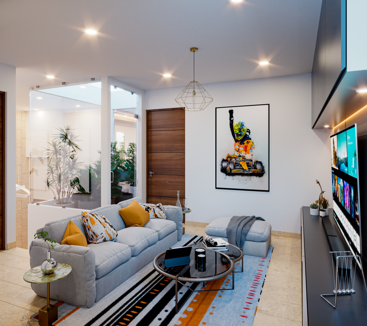 5 de 14: Sala de TV