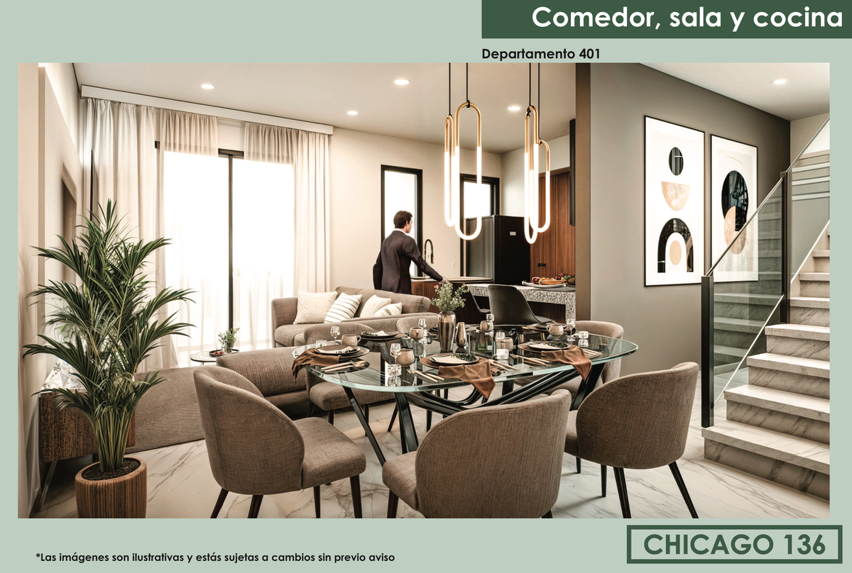 1 de 12: Render estancia