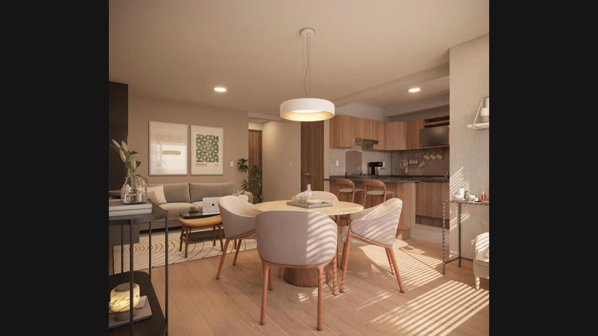 Departamento en Venta en Boleo con 2 Recámaras, 1 Baños y 51.78 Metros Cuadrados Departamento en Venta en Boleo con 2 Recámaras, 1 Baños y 51.78 Metros Cuadrados