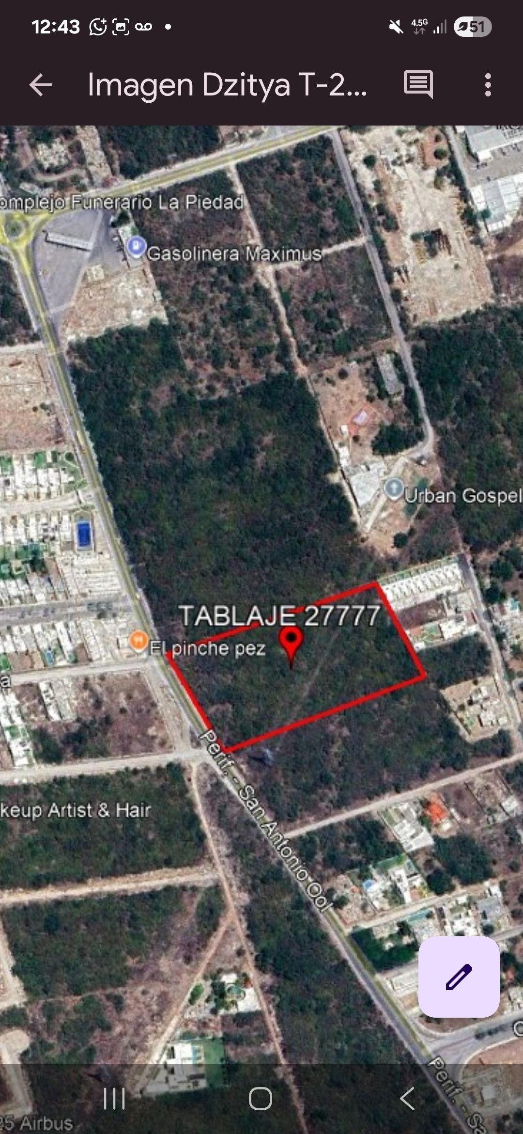 Terreno en avenida en Dzitya - foto 1