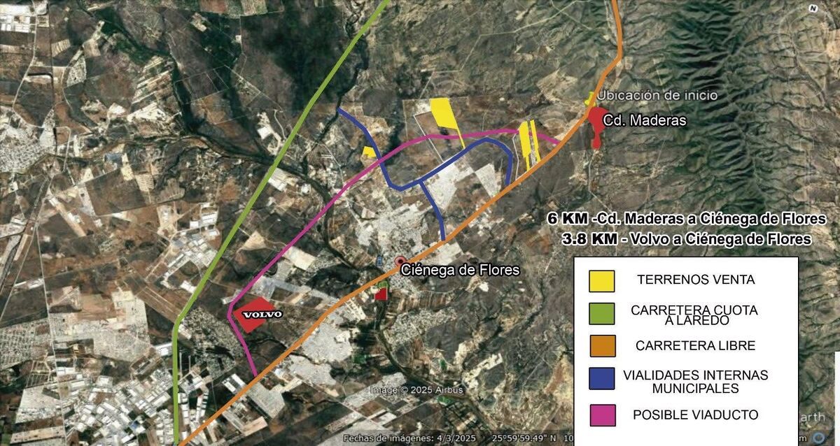 TERRENOS INDUSTRIALES EN VENTA IDEAL PARA BODEGAS CIENEGA DE FLORES, N.L. - foto 3