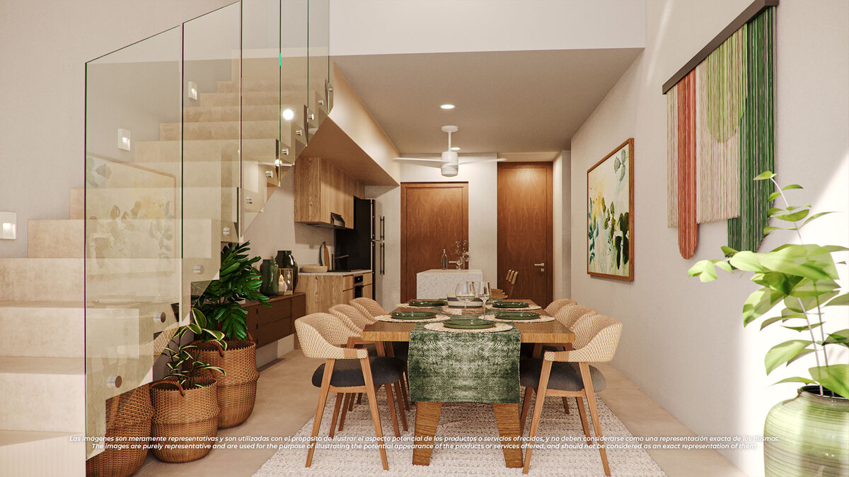 3 de 10: Comedor y Cocina