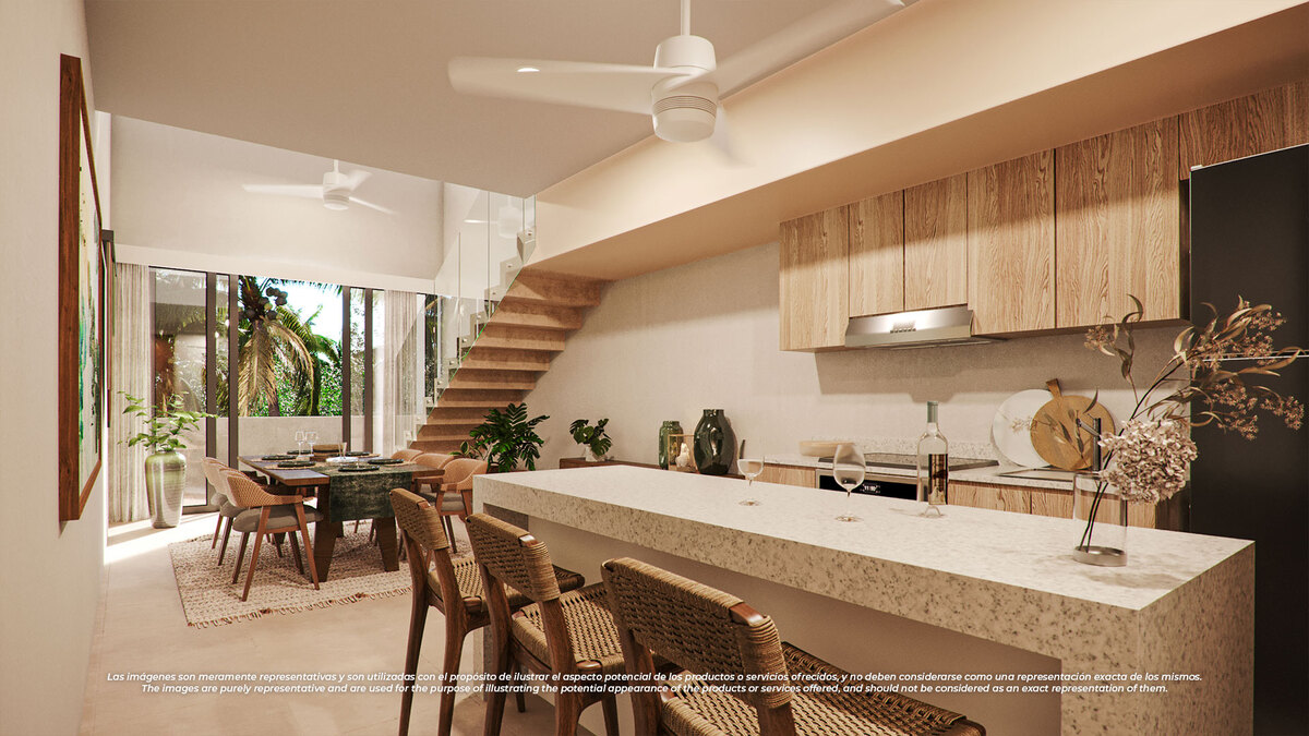 2 de 10: Sala, Comedor y Cocina