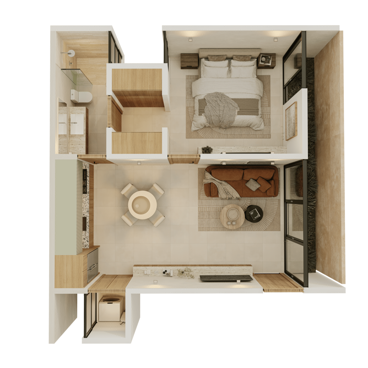 DEPARTAMENTO EN MERIDA, YUCATAN EN ANANDA, TEMOZON NORTE - foto 4