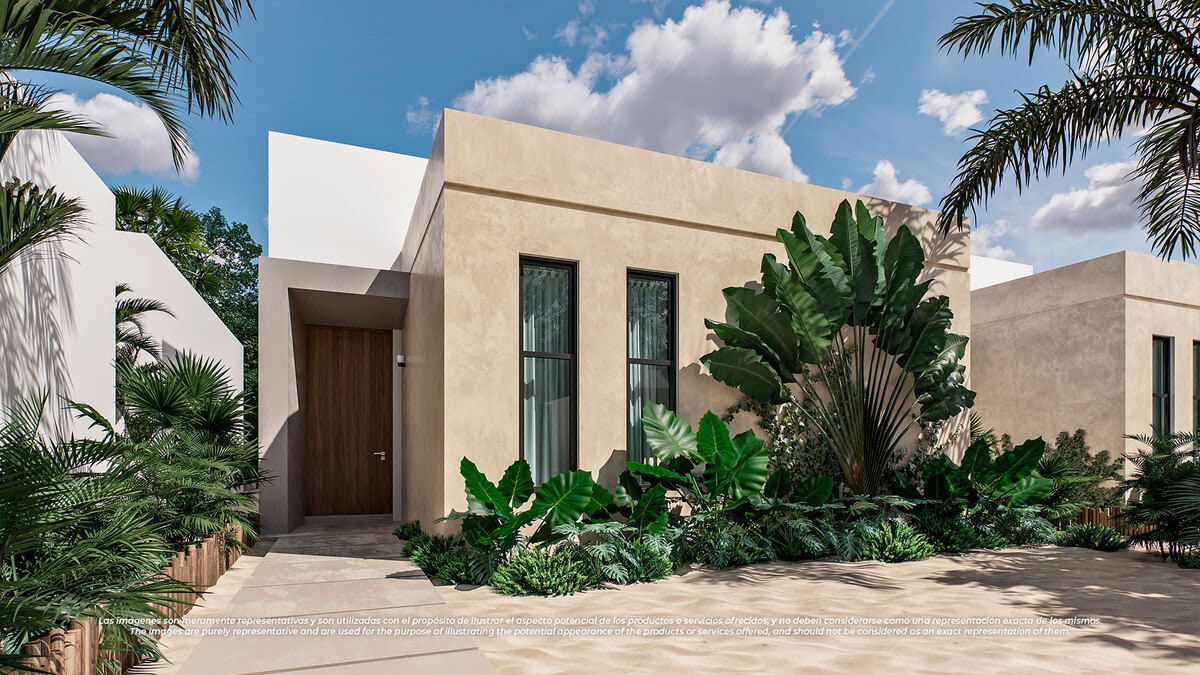 Casa en Venta de Una Planta de 3 Recámaras en la Playa, Chelem Modelo Loto
