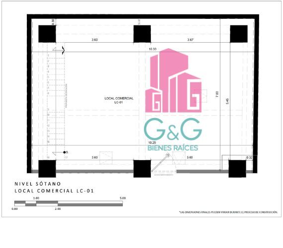 2 de 3: Plano arquitectónico Sótano