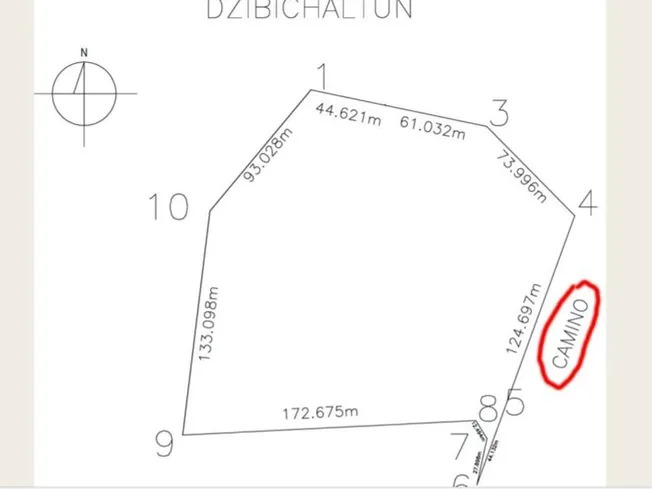 4 de 6: Terreno En Venta En Dzibilchaltun Chablekal Mérida Yucatán