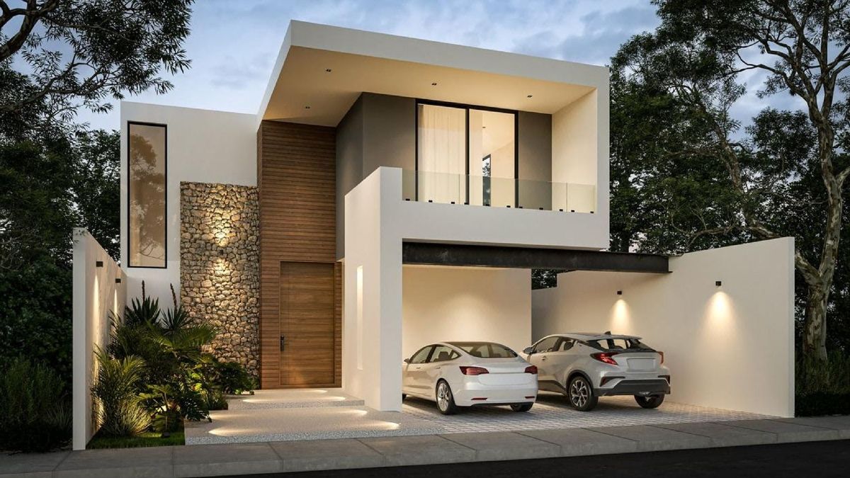 Casa de 4 Habitaciones en la Privada Plenum Residencial Cholul Mérida