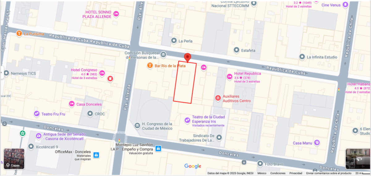 Edificio en Venta, Centro Histórico CDMX – 1,953 m², Uso Mixto - foto 3