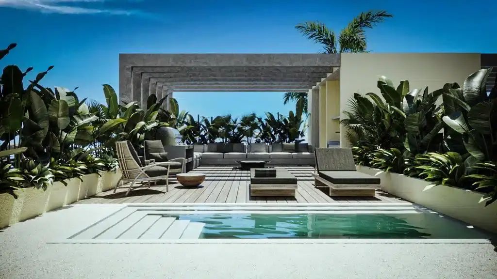 3 de 15: Área de piscina