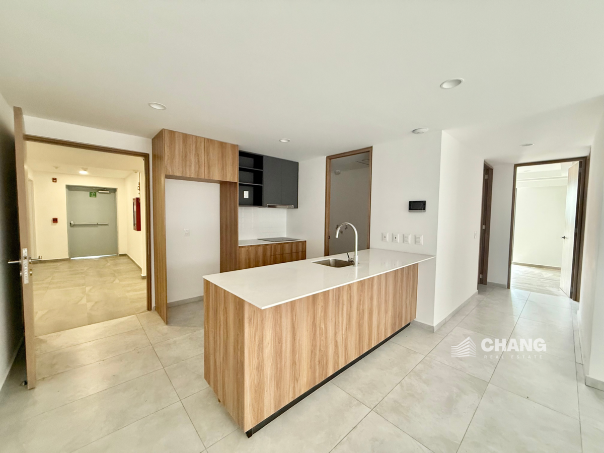 1 de 22: Cocina integral, espacio para refrigerador 2 puertas