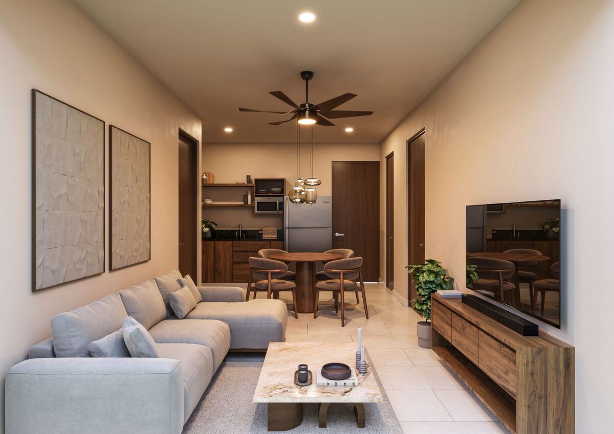 EN VENTA DEPARTAMENTO DE 2 RECÁMARAS EN OZALIA, TEMOZÓN NORTE - foto 2